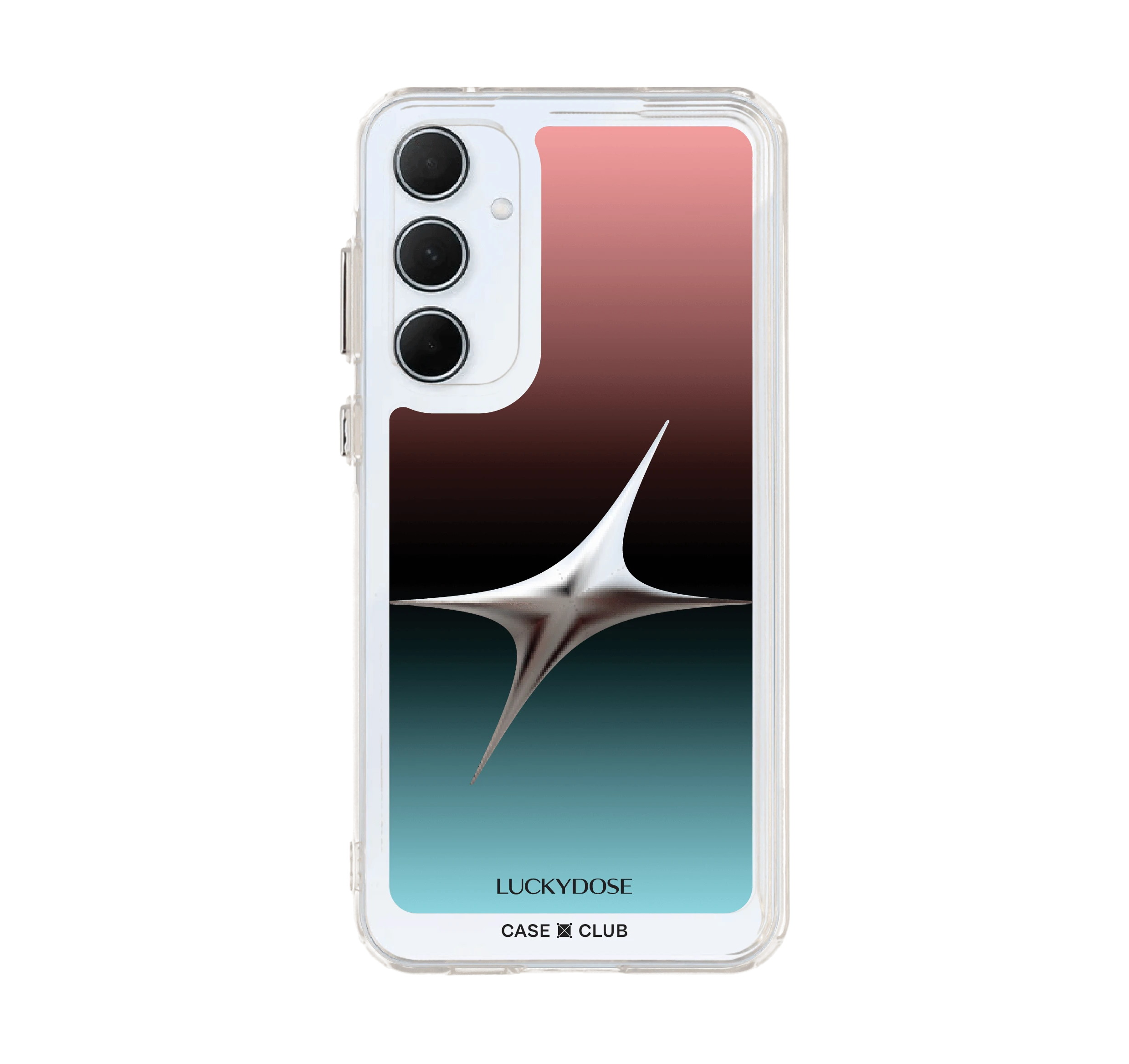เคสใส samsung a55 luckydose สีมงคลวันเสาร์